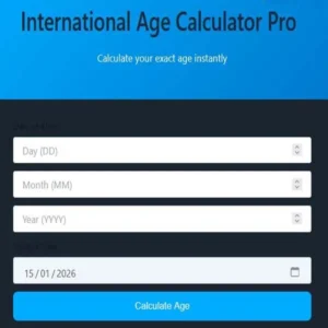 Free International Age Calculator Online Tool