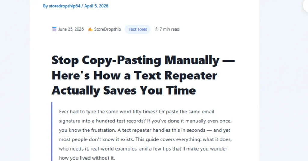 text-repeater